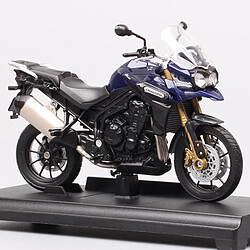 Universal 1/18 de l'échelle de l'enfant petit bonus lâche 1 200 800 voyage moto moulée sous pression voiture jouet moto modèle réplique |(Bleu)