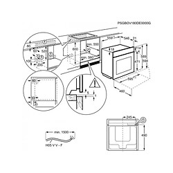 Avis Chaleur tournante 71L AEG 3500W 59.5cm, FOAEBPE742320M