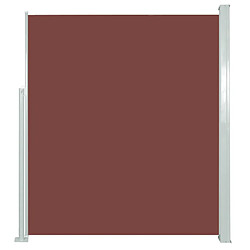 vidaXL Auvent latéral rétractable de patio 160x300 cm Marron