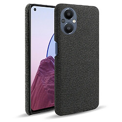 Coque en TPU + PU anti-griffes, noir pour votre OnePlus Nord N20 5G/Oppo Reno 7Z