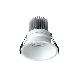 Avis Inspired Downlight Encastré 10.8cm Rond 12W COB LED 3000K, 1020lm, Blanc Mat, Driver Inclus, 3 ans de Garantie