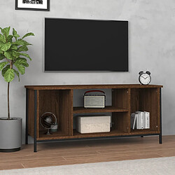 vidaXL Meuble TV chêne marron 102x35x45 cm bois d'ingénierie