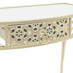 Maison Chic Table d'appoint | Table Basse Style fran?ais Métal 82 x 39 x 76 cm Doré -GKD67123 pas cher