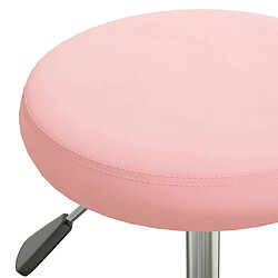 Acheter vidaXL Tabouret de massage Velours Rose