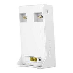 Mercusys Routeur 4G WiFi N300 modem intégré 150Mbps Vitesse 300 Mbps (2,4 GHz) 4G Cat4 150/50Mbps Antennes internes ports d'antenne 3G/4G port LAN port WAN/LAN