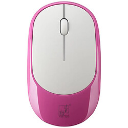 Yonis Souris Sans Fil Rechargeable Rose 1000dpi