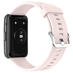 Avizar Bracelet pour Huawei Watch Fit 2 Silicone Résistant Sangle à Trous rose