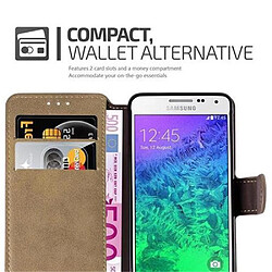 Acheter Cadorabo Coque Samsung Galaxy ALPHA Etui en Brun