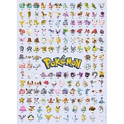 Nathan 500p puzzle Pokedex premiere generation Pokemon