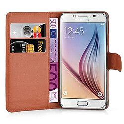 Avis Cadorabo Coque Samsung Galaxy S6 Etui en Brun