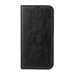 Etui en PU + TPU texture vintage, auto-absorbée avec support noir pour votre Apple iPhone 13 Pro 6.1 pouces