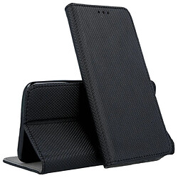 Htdmobiles Housse pour Apple iPhone 15 - etui coque pochette portefeuille + film ecran - NOIR MAGNET