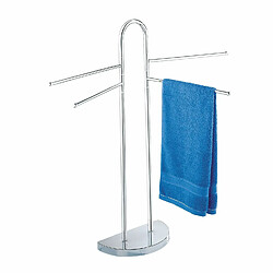 WENKO Porte-serviettes Cosenza - Acier chromé - H. 92,5 cm pas cher