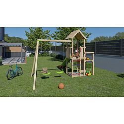 Acheter Aire de jeux en bois ultra xplorer - j-24601p1 - TRIGANO JARDIN