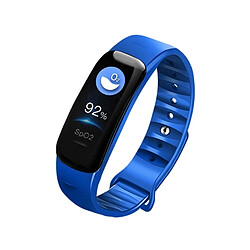 Wewoo Bracelet connecté Smartwatch 0,96 pouces couleur intelligent IPS avec écran IP67 Étanche, Rappel d'appel de soutien / Surveillance la fréquence cardiaque / pression artérielle / du sommeil / sédentaire / Télécommande (Bleu)