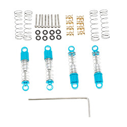 Améliore Les Amortisseurs Filetés Pour Les Pièces De Voiture Sur Chenilles Axial SCX24 90084 RC Bleu