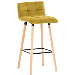 Non Tabouret de bar en velours Lincoln