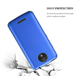 Avis Cadorabo Coque Motorola MOTO C PLUS Etui en Bleu