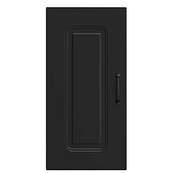 Avis vidaXL Armoire murale de cuisine Kalmar noir bois d'ingénierie