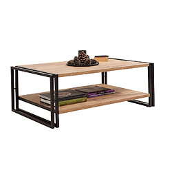 Concept Usine Table basse industrielle rectangle HOLEN