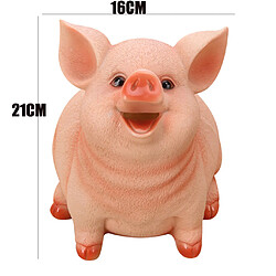 Acheter P iggy Bank résine artisanat tirelire argent cochon en forme de boîte cadeaux boîte à jouets pour enfants - Multicolore