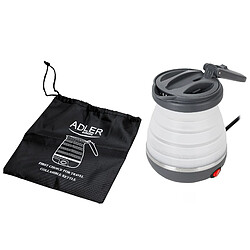 Acheter Bouilloire Électrique Pliable, 0,6 litre, Silicone, sans BPA, 750, Blanc, Adler, AD1279