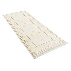 Vidal Tapis de couloir en laine 201x79 beige Darya