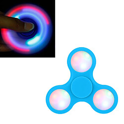 Shopinnov Hand spinner fidget spinner plusieurs modes lumineux ou non lumineux modele bleu