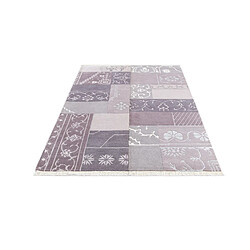 Avis Vidal Tapis de laine 206x137 Violet Darya