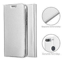 Cadorabo Coque HTC Desire 12 PLUS Etui en Argent pas cher