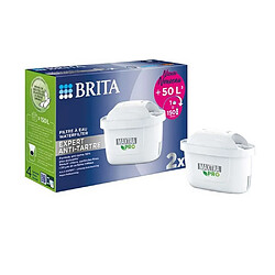 Pack de 2 cartouches maxtra pro expert anti-tartre pour carafe - 1050428 - BRITA