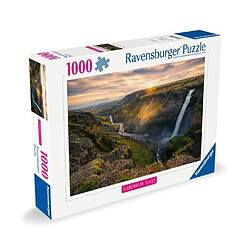 Ravensburger-Puzzle 1000p-La cascade Háifoss, Islande (Highlights)-Adultes&enfants-Des 14 ans-Puzzle de qualité supérieure-12000110 pas cher