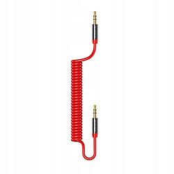 GUPBOO Adaptateur USAMS RESSORT Audio Jack 2x 3.5mm 1.2M,JL1715