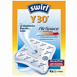 Swirl y30 micropor® plus sac pour aspirateur 4 pc(s)