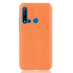 Wewoo Coque PC + PU antichoc en texture de crocodile pour Huawei P20 lite 2019 / Huawei nova 5i Orange