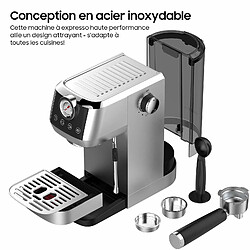 Acheter iceagle Machine à Expresso avec Buse à Mousse de lait CM1665B 1350W, 20 Bar Pression de l'espresso