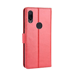 Avis Wewoo Housse Coque en cuir à rabat horizontal pour Crazy Horse Texture pour Xiaomi Mi Play, avec porte-cartes et porte-cartes, ainsi que porte-monnaie lanière (Rouge)