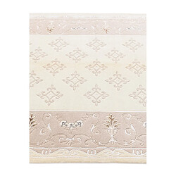 Vidal Tapis de laine 206x150 beige Darya pas cher