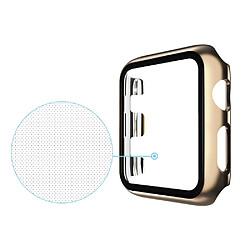 Coque en TPU cadre de placage or pour votre Apple Watch Series 3/2/1 38mm