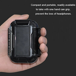 Wewoo Coque Protection Boîte de rangement pour écouteurs portable en résine ABS KZ imperméable et antichoc (Noir) pas cher