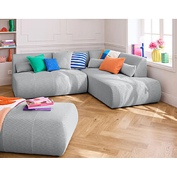 Lisa Design Onyx - pouf d'appoint - en tissu mailles 3D pas cher