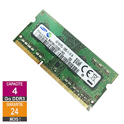 Barrette Mémoire 4Go RAM DDR3 Samsung M471B5173DB0-YK0 SO-DIMM PC3L-12800S 1Rx8 691740-001 - Reconditionné