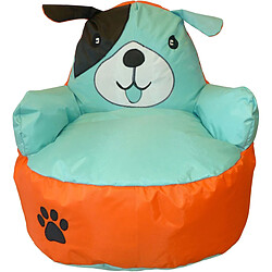 Jardindeco Pouf enfant en polyester Animal Chien.