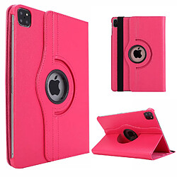 Xeptio Housse Apple iPad Pro 11 2022 / iPad Pro 11 2021 M1 / IPad Pro 11 2020 4ème / 3ème / 2ème Génération rotative 360 degrés rose - Etui coque pochette