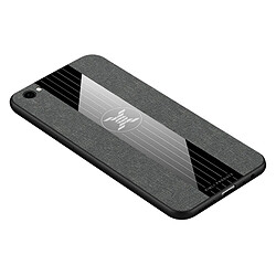 Wewoo Coque Souple Pour étui de protection TPU antichoc Vivo Y67 XINLI Stitching Fabric Gris