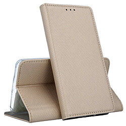 Htdmobiles Housse pour Motorola Moto G13 4G / G23 4G / G53 5G - etui coque pochette portefeuille + film ecran - OR MAGNET