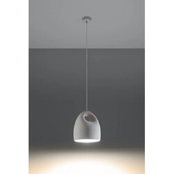 Avis Luminaire Center Suspension Bukano Céramique blanc 1 ampoule 126cm