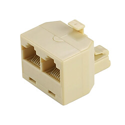 Wewoo Adaptateur de réseau Ethernet RJ45 à double port RJ45