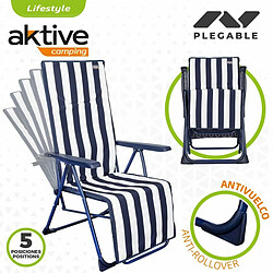 Acheter Aktive Chaise longue Aktive - Bleu Marine