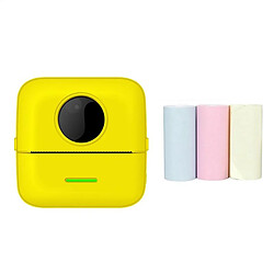 Yonis Mini Imprimante Bluetooth Papier Couleur Rose